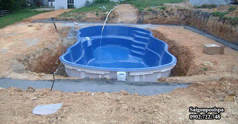 Ho boi composite đúc sẵn Hồ bơi Composite đúc Sẵn