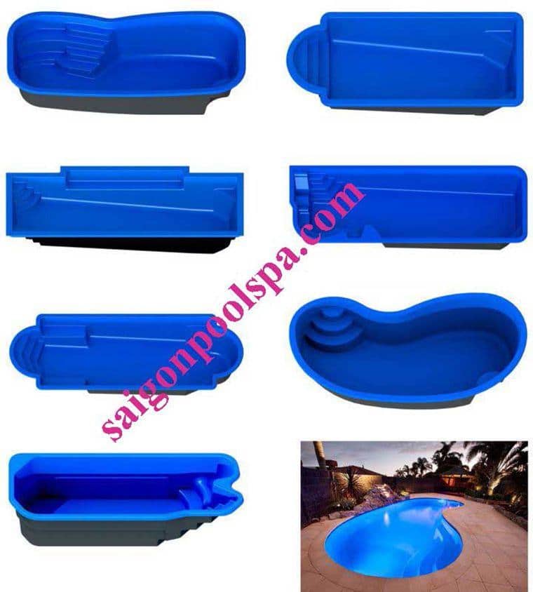 Một Số Mẫu Thiết Kế Hồ Bơi Composite đúc Sẵn Một Số Mẫu Thiết Kế Hồ Bơi Composite đúc Sẵn