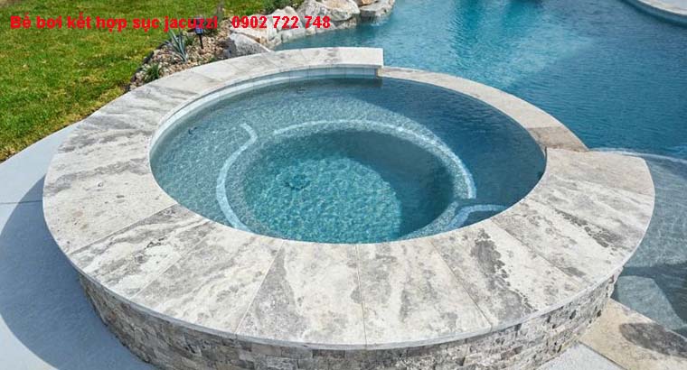 Bể bơi kết hợp sục jacuzzi