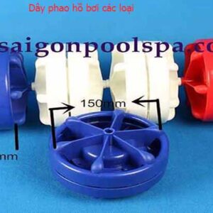 dây phao chắn sóng hồ bơi hình xúc xích
