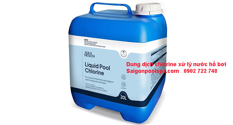 Dung dịch chlorine xử lý nước hồ bơi