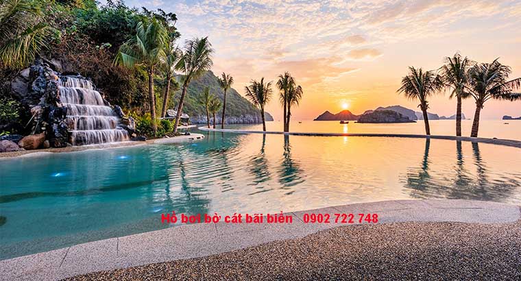 Hồ bơi bờ cát bãi biển
