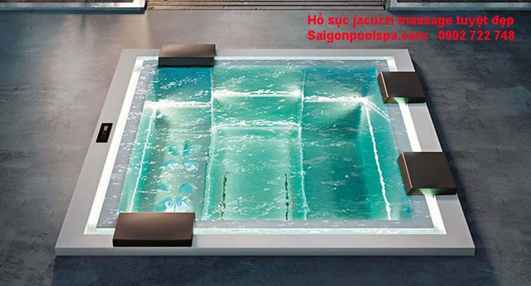 Hồ bơi sục jacuzzi tuyệt đẹp