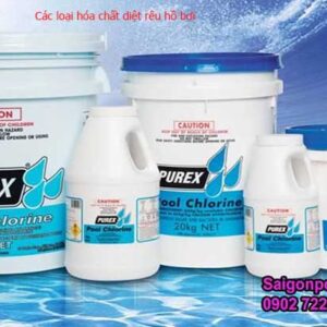 Hóa chất diệt rêu trong nước hồ bơi