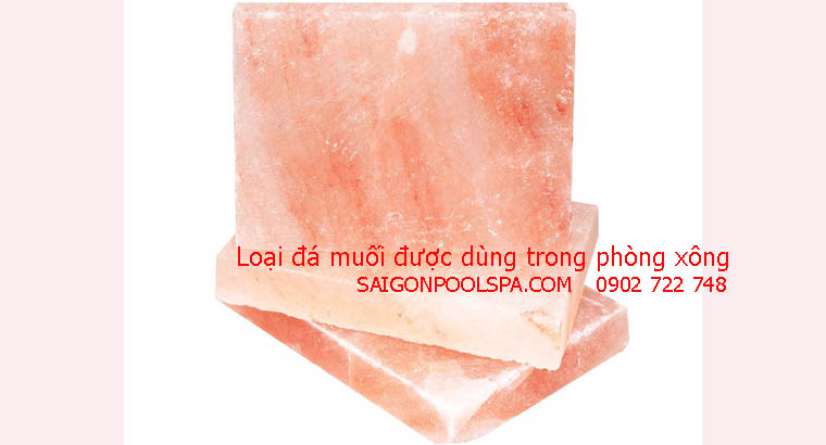 Loại đá muối được sử dụng trong phòng xông khô