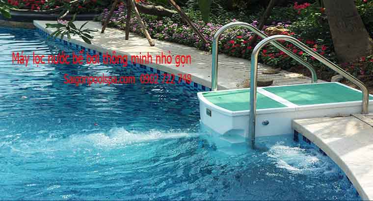 Máy lọc nước bể bơi thông minh nhỏ gọn