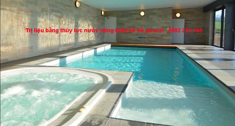 Trị liệu bằng thủy lực nước nóng bởi thiết kế hồ jacuzzi