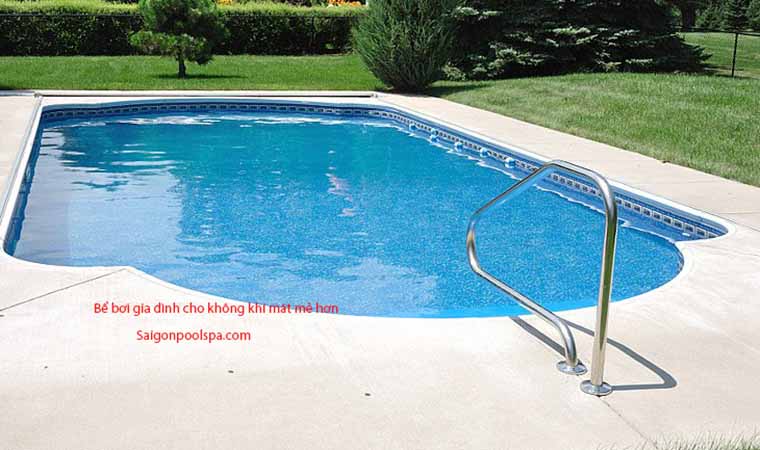 Bể bơi làm cho không khí mát mẻ hơn