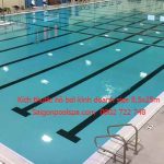 Kích thước hồ bơi kinh doanh size 8,25x25m