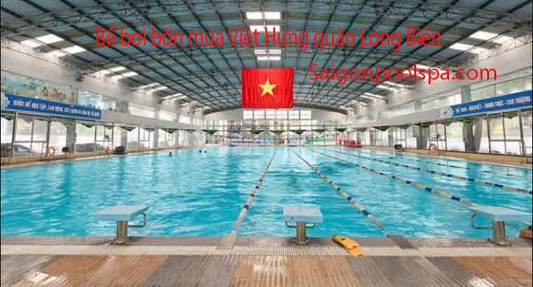 Bể bơi bốn mùa Việt Hưng quận Long Biên