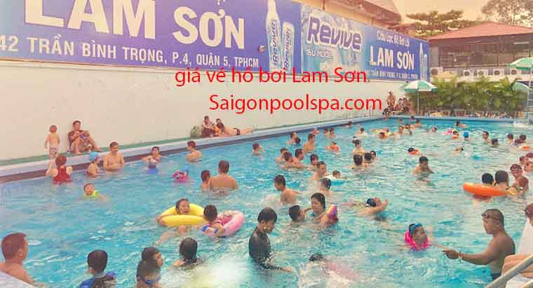 giá vé hồ bơi Lam Sơn