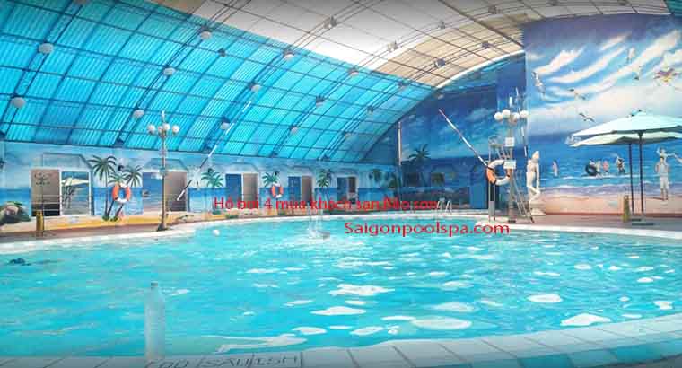 Bể bơi 4 mùa khách sạn Bảo Sơn