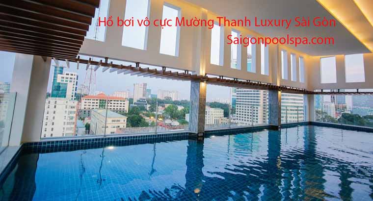 Hồ bơi vô cực Mường Thanh Luxury Sài gòn