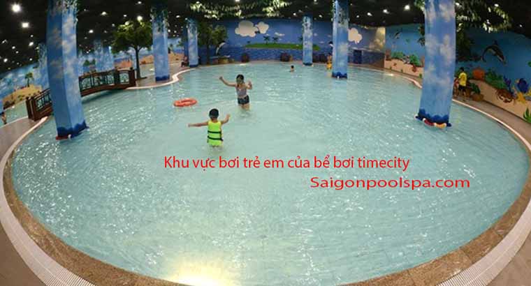 Khu vực bơi trẻ em của bể bơi Times City