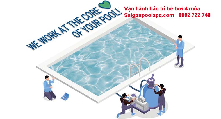 Vận hành bảo trì bể bơi 4 mùa