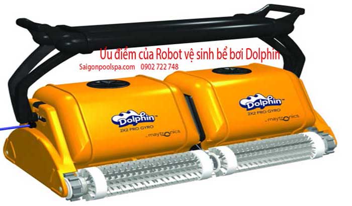 Robot vệ sinh hồ bơi Dolphin nhập khẩu
