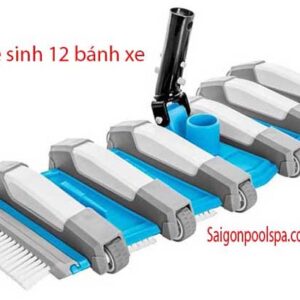 Bàn hút vệ sinh hồ bơi 12 bánh xe