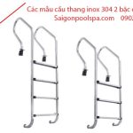 Các mẫu cầu thang inox 304 từ 2 bậc đến 5 bậc