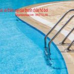 Vai trò chắn rác và thẩm mỹ của thanh chắn hồ bơi