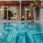 Đá xanh Thanh hóa ốp bể bơi tại Khu nghỉ dưỡng