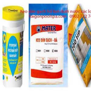 Keo dán gạch bể bơi dưới nước