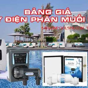 Bảng báo giá máy điện phân muối hồ bơi các loại