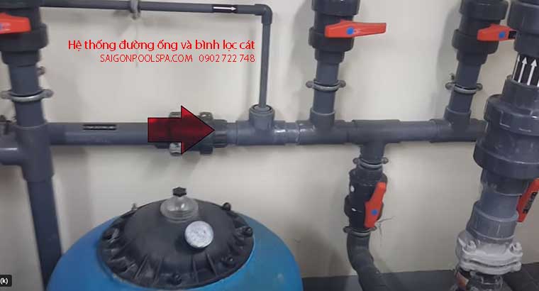 Hệ thống đường ống dẫn nước và lọc nước