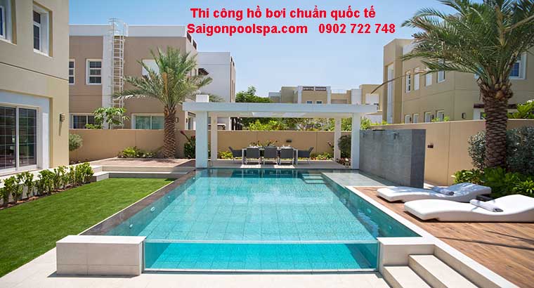 Thi công hồ bơi theo chuẩn quốc tế tại Saigonpoolspa