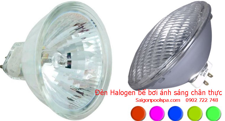 Đèn halogen bể bơi ánh sáng chân thực