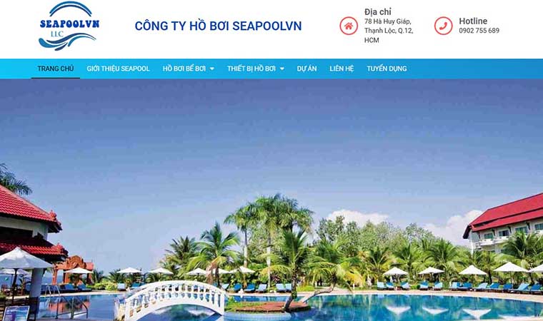 Công ty thiết kế thi công hồ bơi Seapoolvn