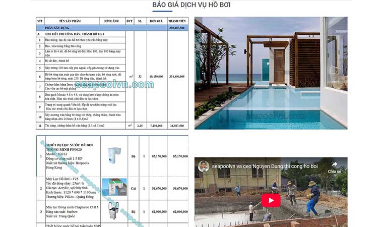 Công ty hồ bơi SEAPOOLVN