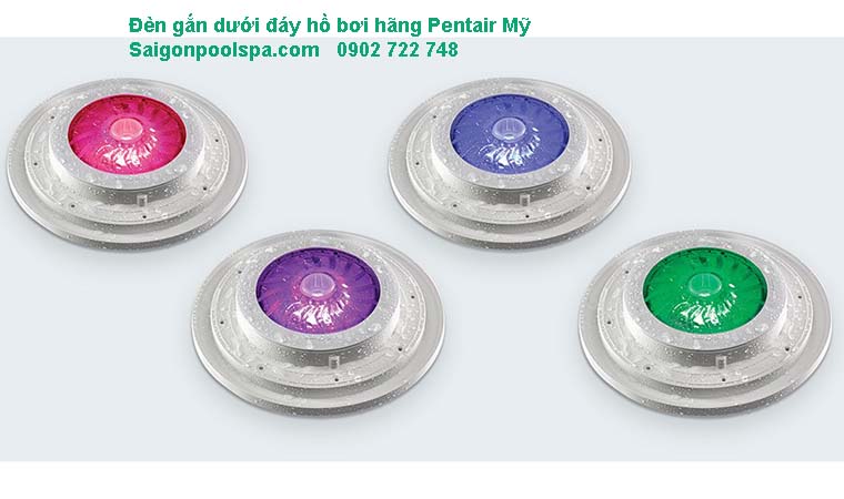 Đèn gắn dưới đáy hồ bơi hãng Pentair Mỹ