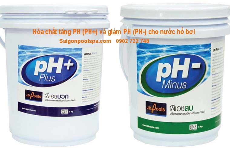 Hóa chất tăng ph và giảm ph cho nước hồ bơi