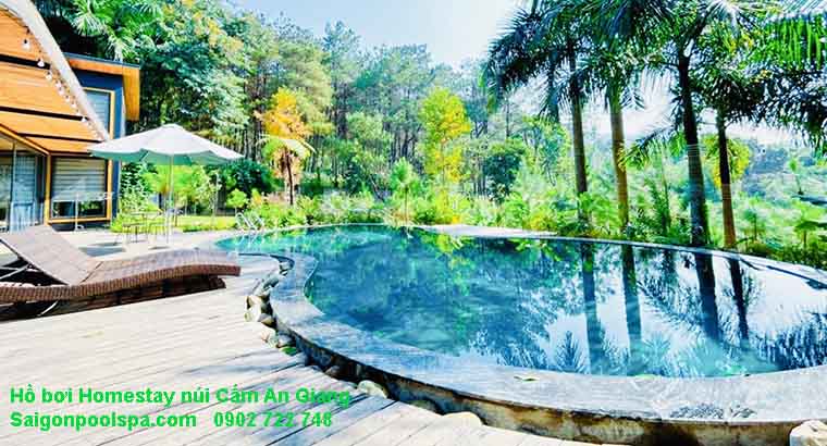 Hồ bơi Homestay núi cấm An Giang