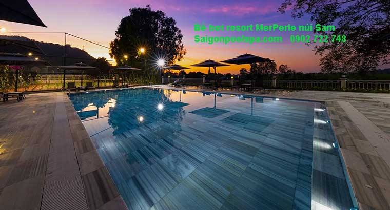 Bể bơi Resort MerPerle núi Sam