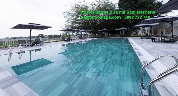 Hồ bơi đá sọc dưa núi sam MerPerle